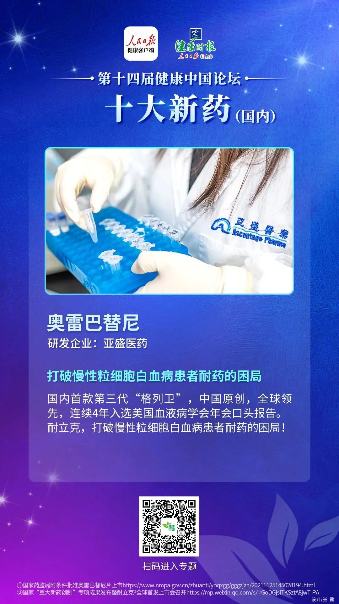 亚盛医药董事长杨大俊博士携耐立克双双荣登「第十四届健康中国论坛系列榜单」首位 | 公司发展 亚盛医药董事长杨大俊博士携耐立克双双荣登「第十四届健康中国论坛系列榜单」首位 | 公司发展