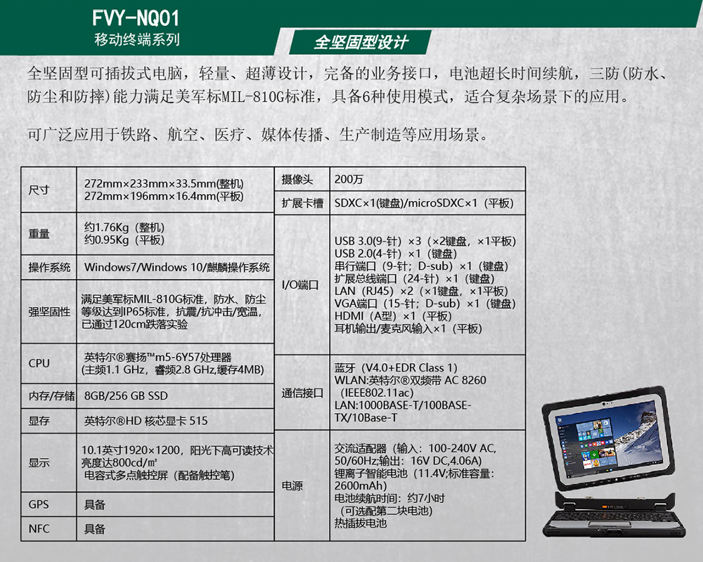 FVY-NQ01全坚固新移动终端