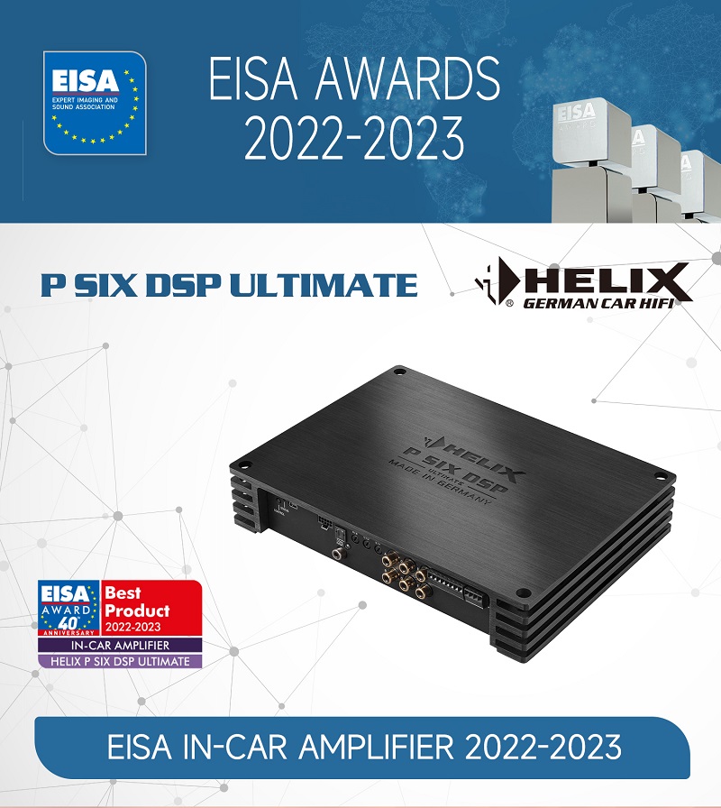 顶级制造 顶尖荣誉 | HELIX P SIX DSP ULTIMATE和DSP PC-Tool 5软件双双荣获EISA权威大奖