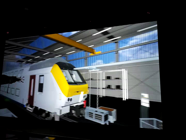 赢康虚拟现实助力铁路客车设计