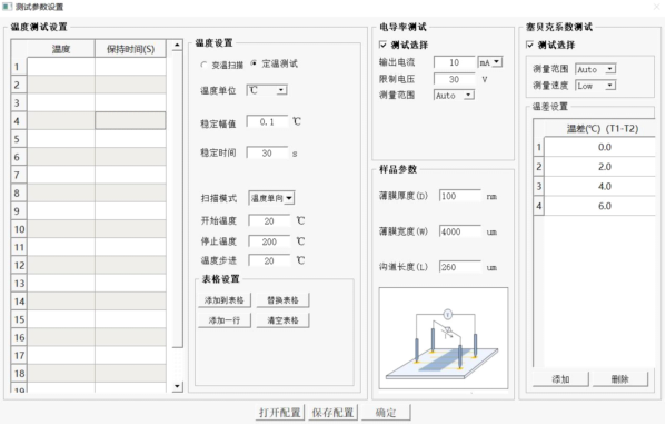 TETF-LN热电薄膜参数测试仪