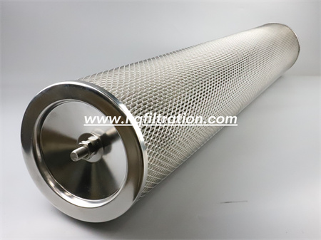 INR-Z-1800-SS400-V INR-Z-1800-A-SS50V INR-Z-1800-API-SS070-V HQFILTRATION interchange INDUFIL Large flow stainless steel folding filter element