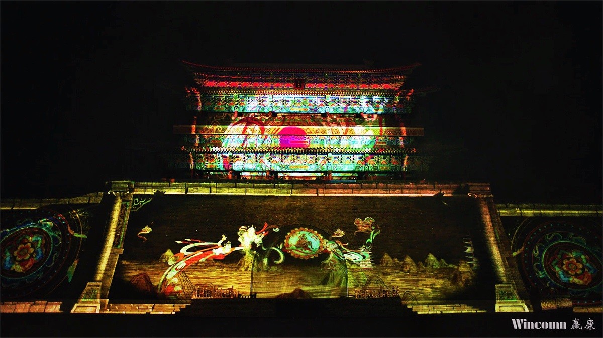 Wincomn Creates a Comprehensive Projection Show for HBTOWN(JiNan）(1)