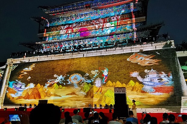 Wincomn Creates a Comprehensive Projection Show for HBTOWN(JiNan）(1)(1)