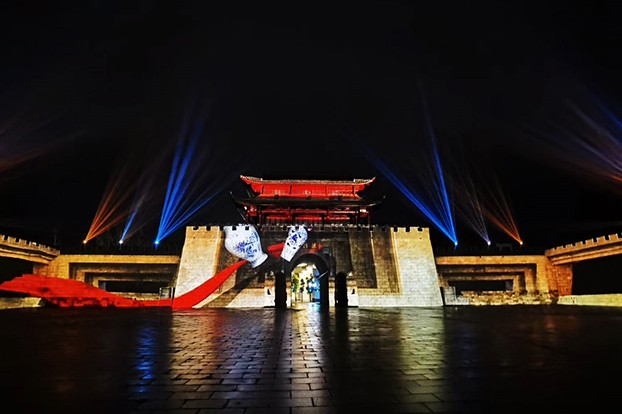 Wincomn Participated in the Projection Show of Fuliang(1)(1)