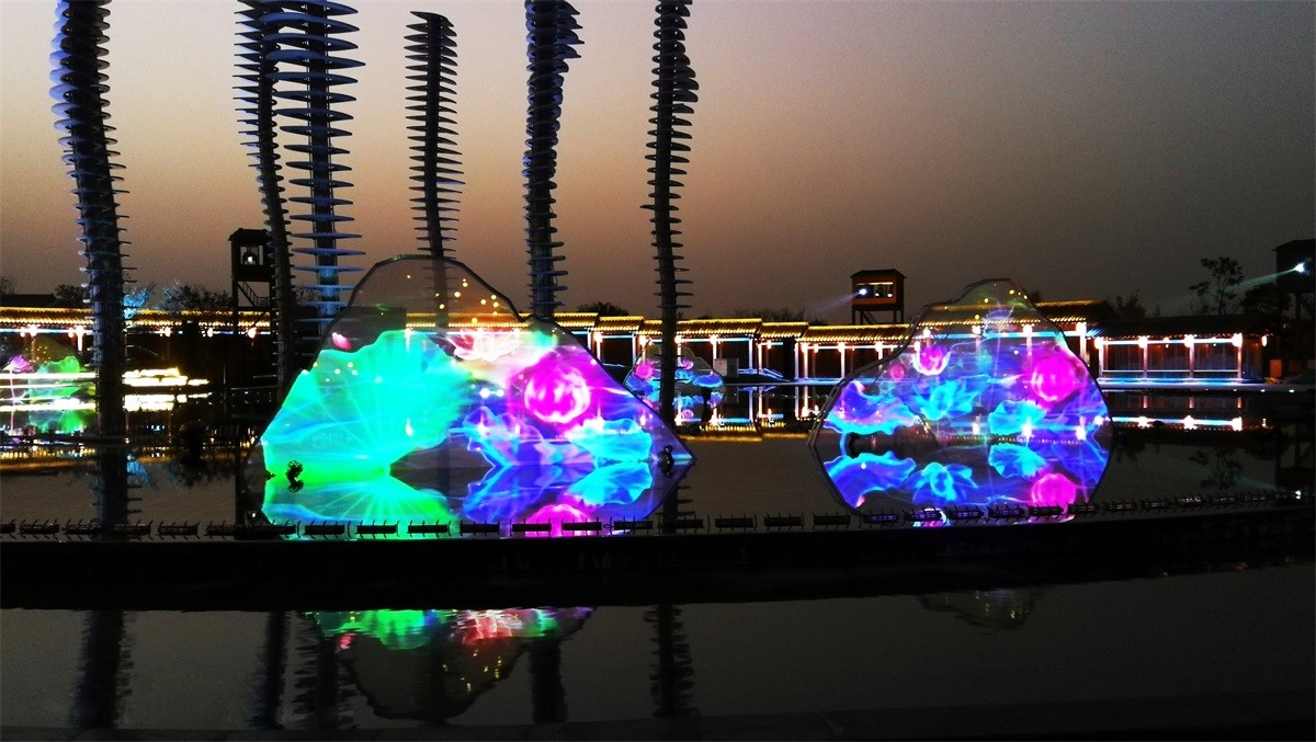 Wincomn participates in 360 ° immersive dream performance in Lingshan Town·Nianhua Bay(1)