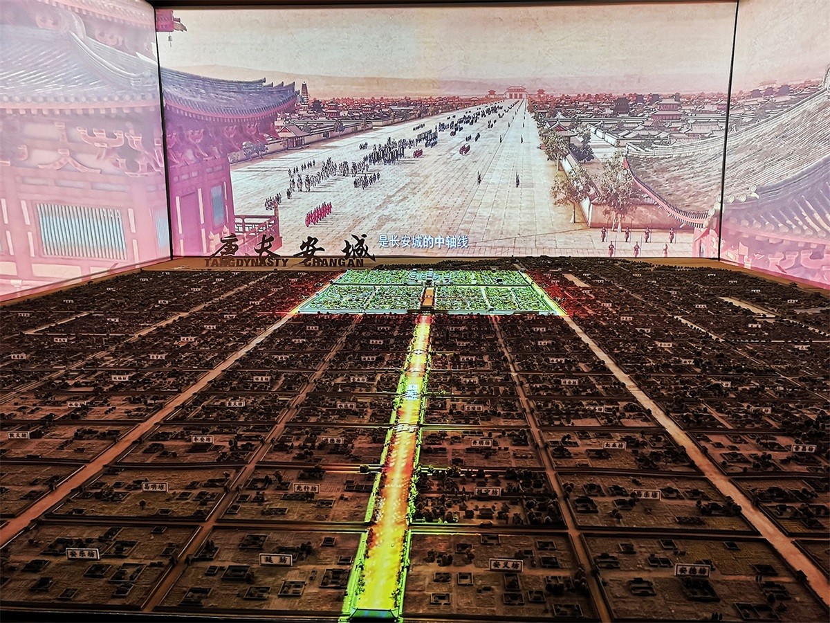 Wincomn completes the immersive sand table projection show of Tang Dynasty(1)