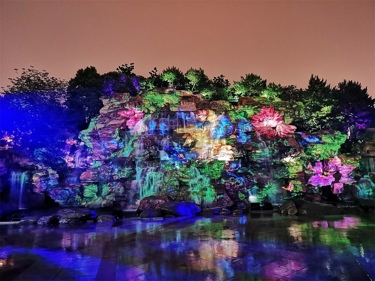 Projection makes the Tang Paradise gorgeous,Wincomn participates