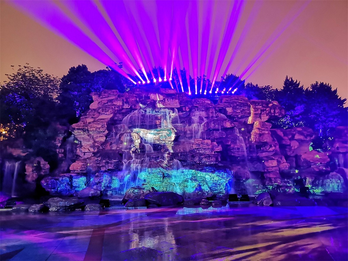 Projection makes the Tang Paradise gorgeous,Wincomn participates