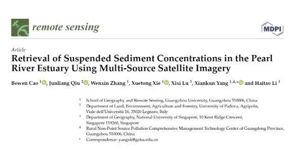 Retrieval of Suspended Sediment Concentrations in the Pearl River Estuary Using Multi-Source Satelli