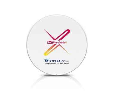 XTCERA SHT Pre-shaded Zirconia
