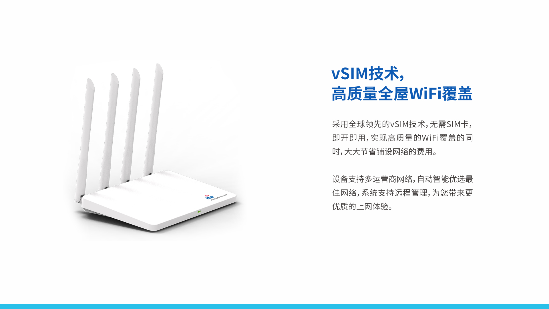 vSIM 4G无线路由器 TR110