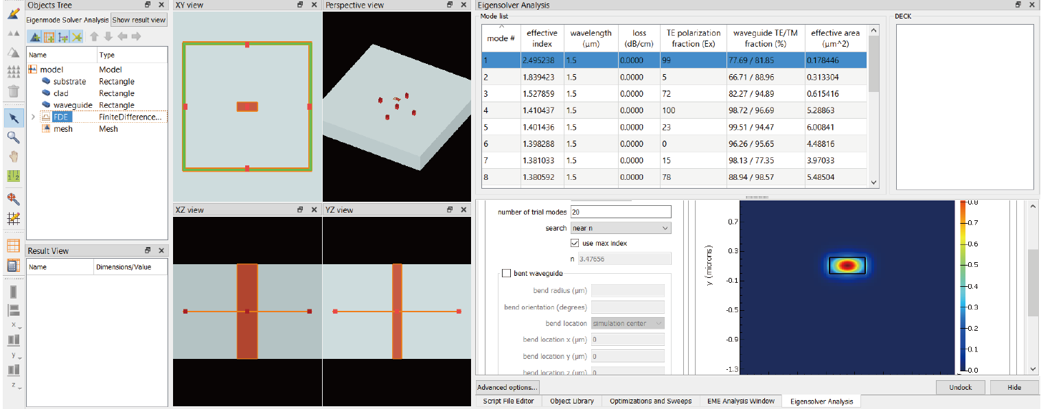 Lumerical MODE波导设计仿真分析软件