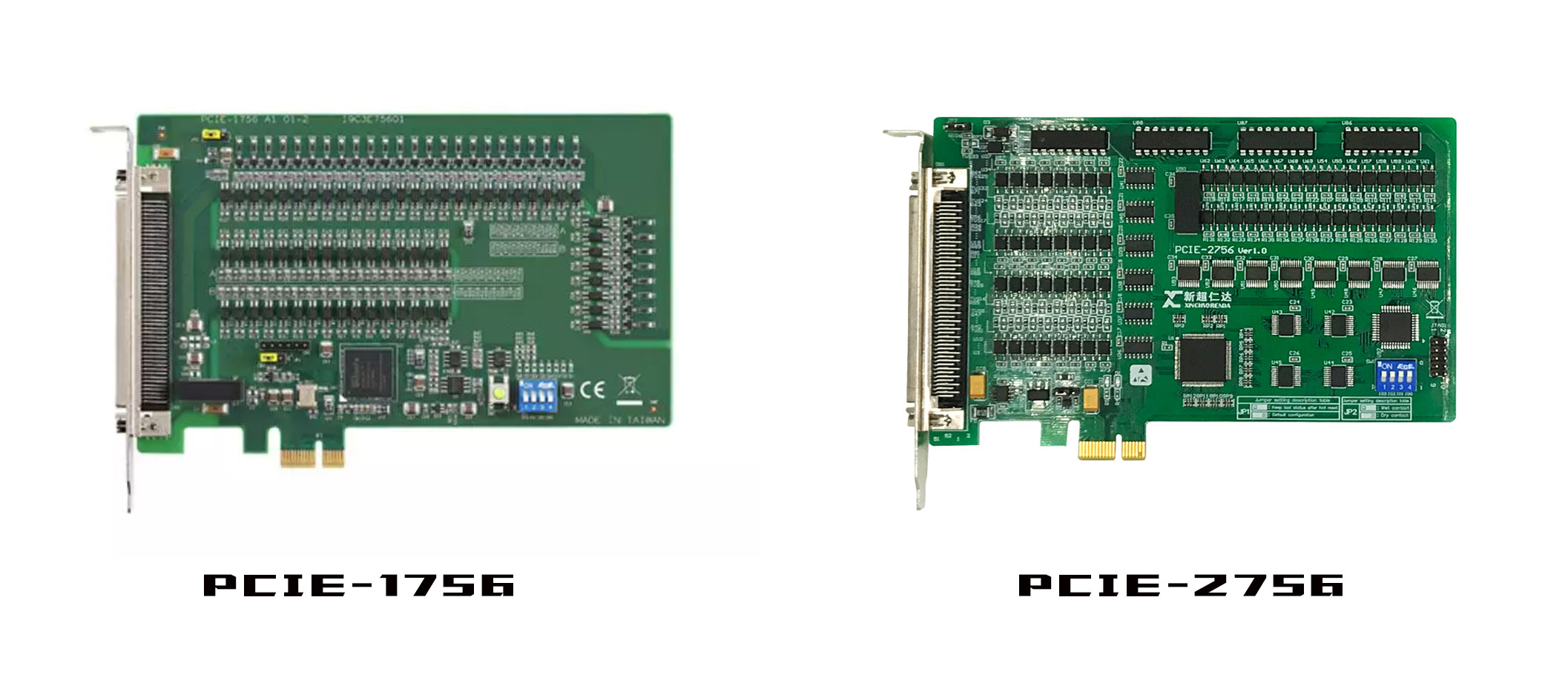 PCIE-1756与PCIE-2756数据采集卡的比较