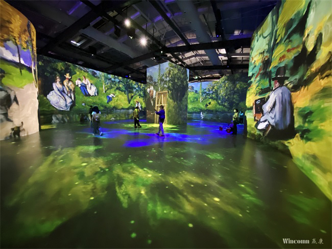 赢康科影达投影机打造超现实沉浸式展厅