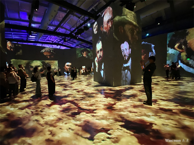 Wincomn Krinda projector creates a surreal immersive exhibition hall