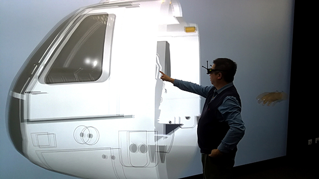 Wincomn participates in the virtual reality project of railway passenger car design of Bombardier Si