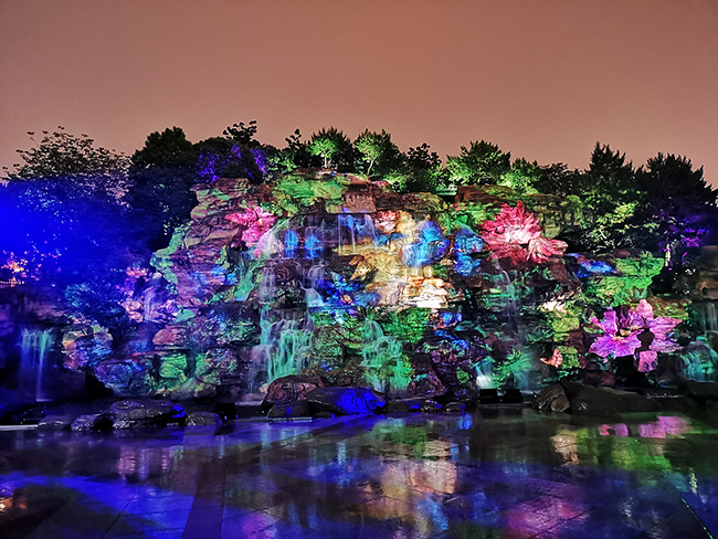 Projection makes the Tang Paradise gorgeous,Wincomn participates in projection design