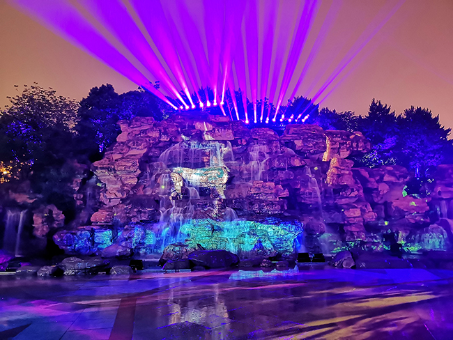 Projection makes the Tang Paradise gorgeous,Wincomn participates in projection design