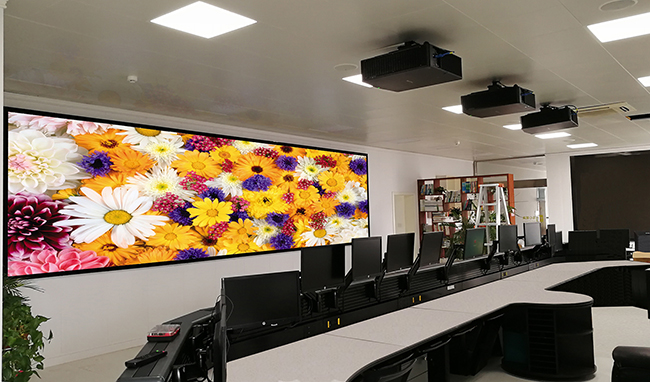 Christie HS+dnp Infinity,Wincomn Design Laser Large-scale Screen Display for Power Grid Company