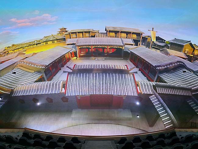 Wincomn participated in the construction the Dome Theater of Shanbei Folk Song Museum