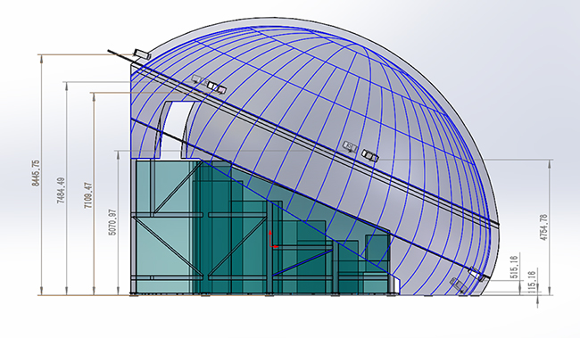 Wincomn participated in the construction the Dome Theater of Shanbei Folk Song Museum