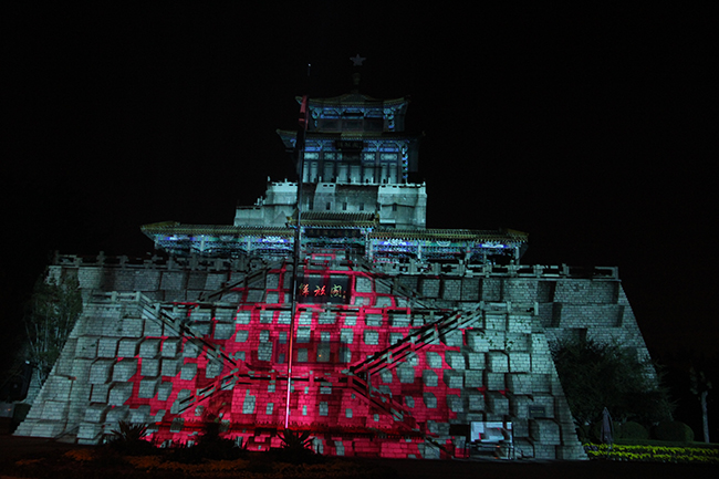 Wincomn participates in the light&projection show of Jinan Liberation Pavilion