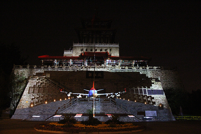 Wincomn participates in the light&projection show of Jinan Liberation Pavilion