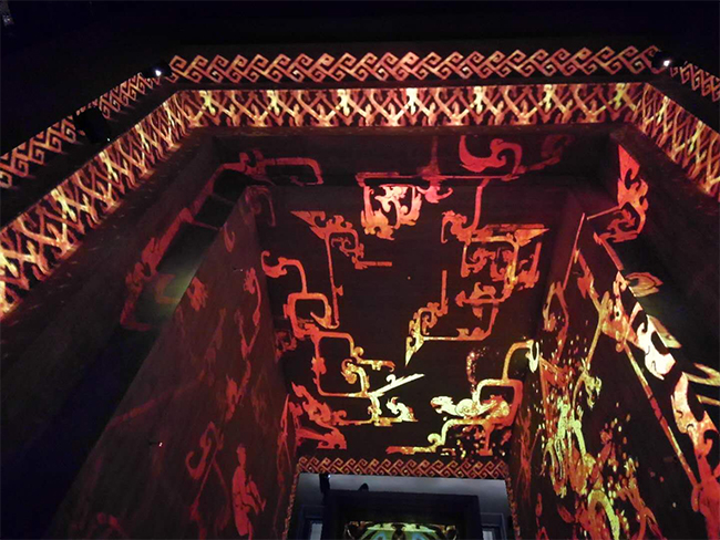 Wincomn participated in the tomb projection of Hunan museum