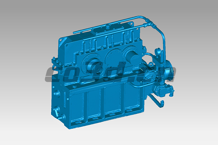 Three dimensional inspection of heavy load gearbox