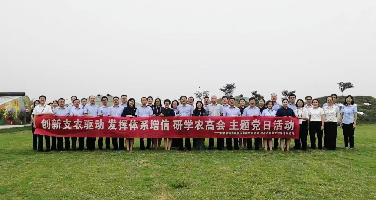 【公司要闻】“创新支农驱动 发挥体系增信 研学农高会” 省再担保公司与杨凌农科融资担保公司 开展联学共建主题党日活动