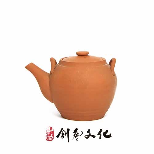 创艺文化和韵坭兴钦州60—80年代坭兴陶老壶——螺旋壶