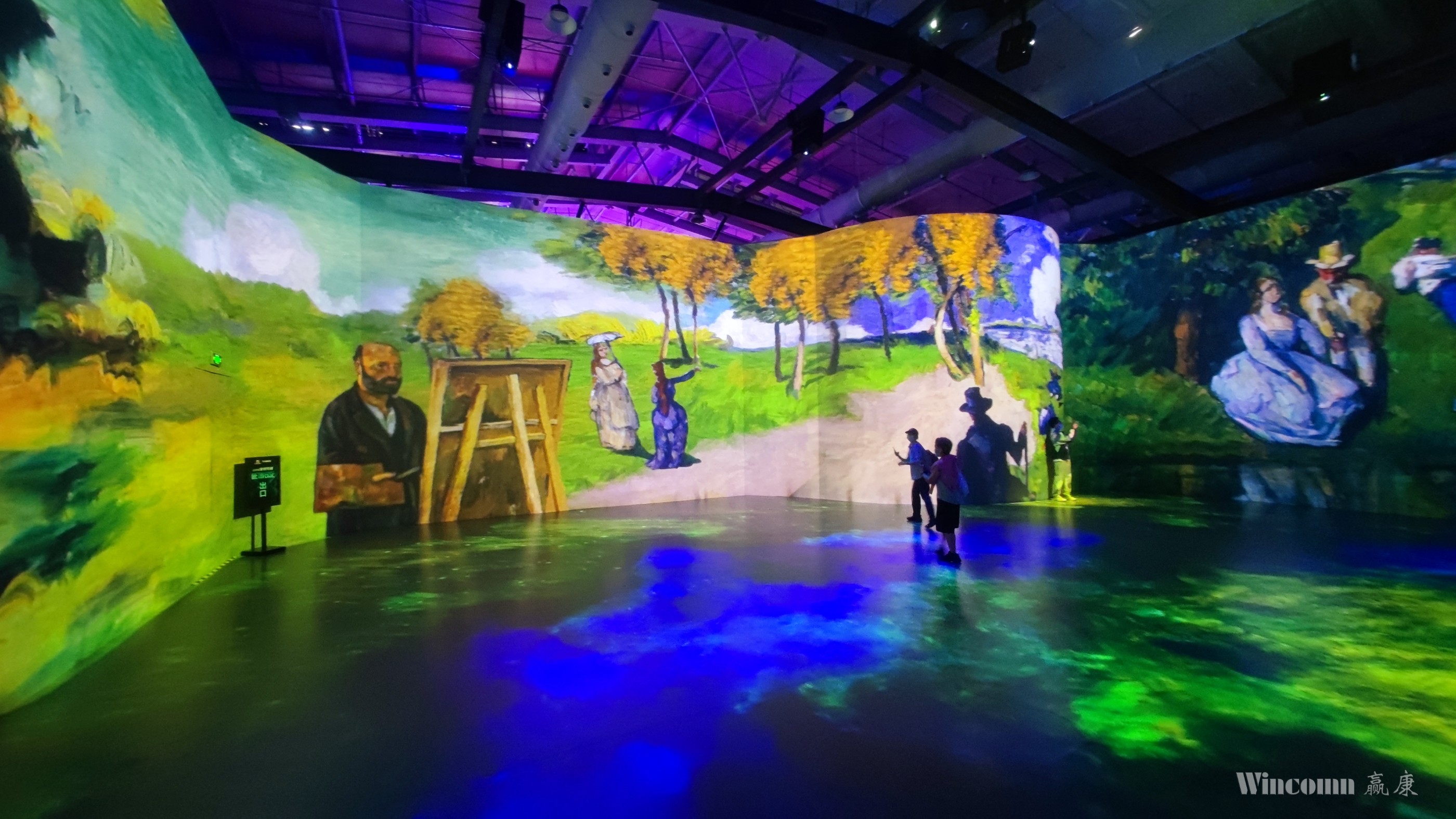 Wincomn Krinda projector creates a surreal immersive exhibition hall(1)(1)
