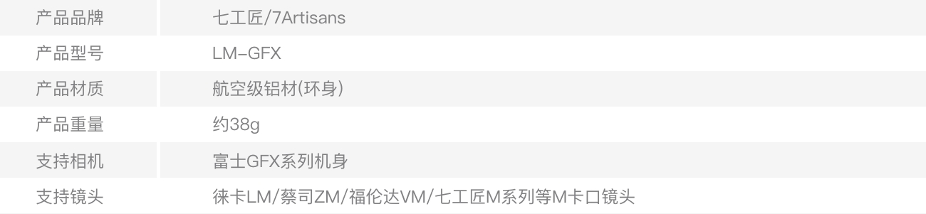 LM-GFX 普通环