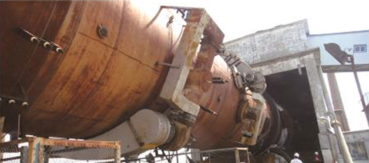 Reduction rotary kiln