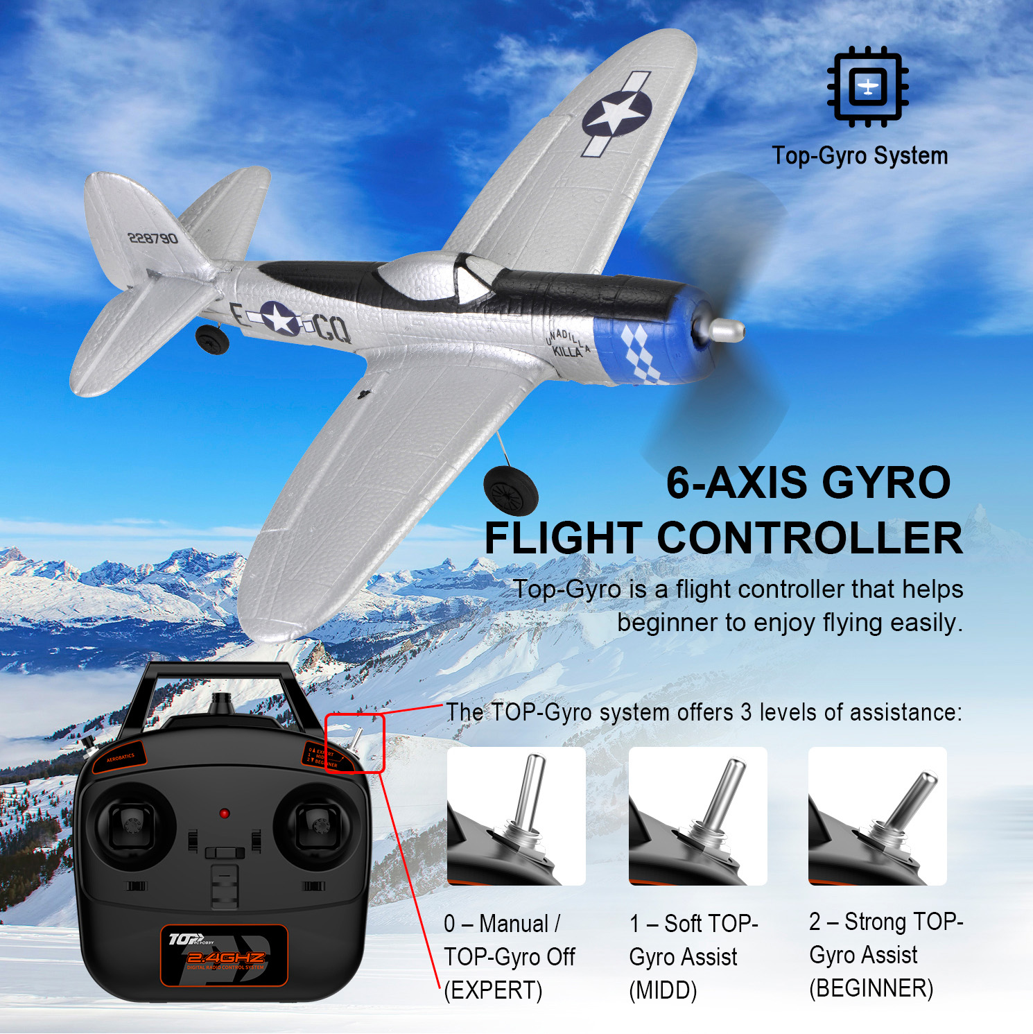 New released Micro Planes from Top RC Hobby! 402mm P47, P39, FW190 Ready to Fly！