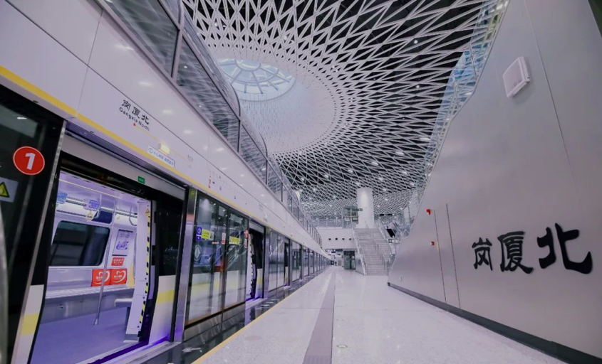 祝贺深圳地铁 14 号线今日开通