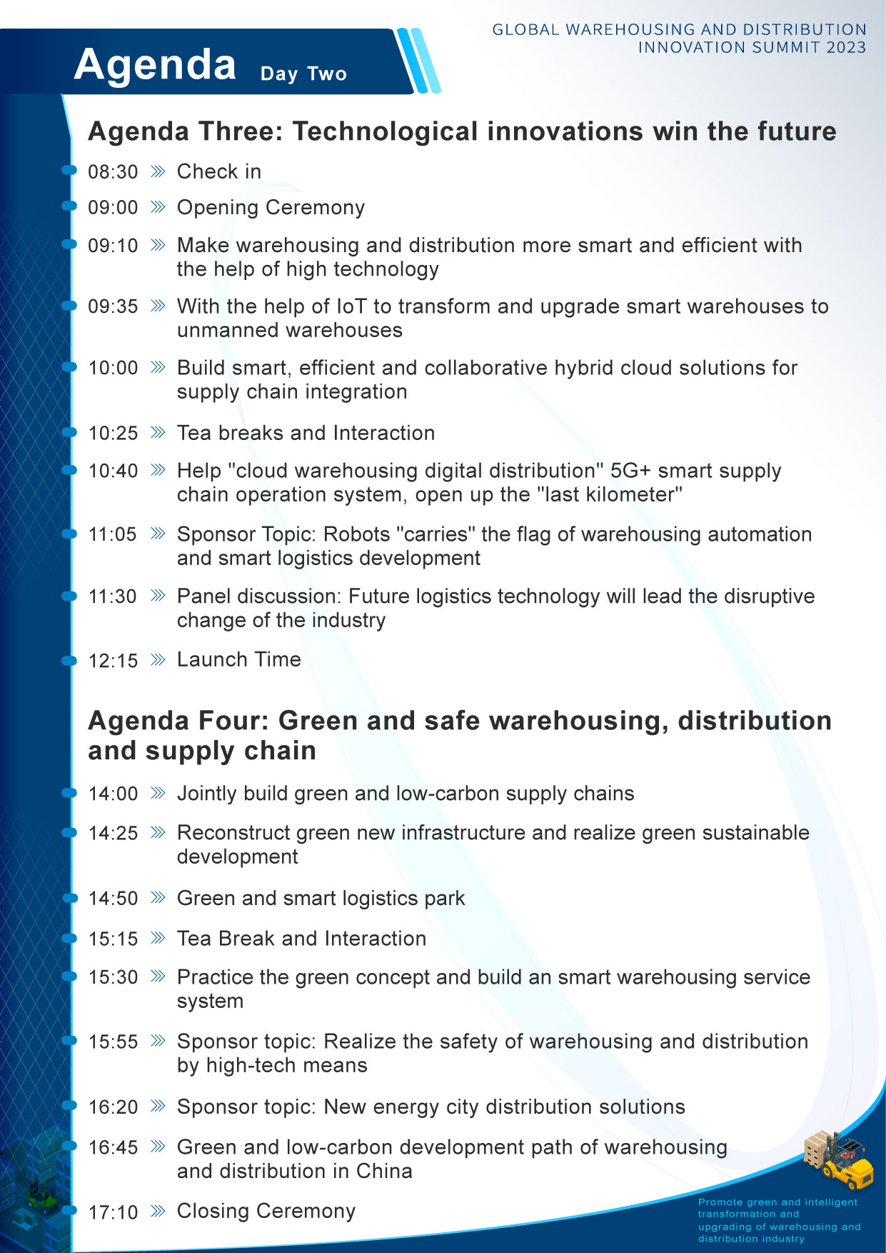 Global Warehousing And Distribution Innovation Summit 2023