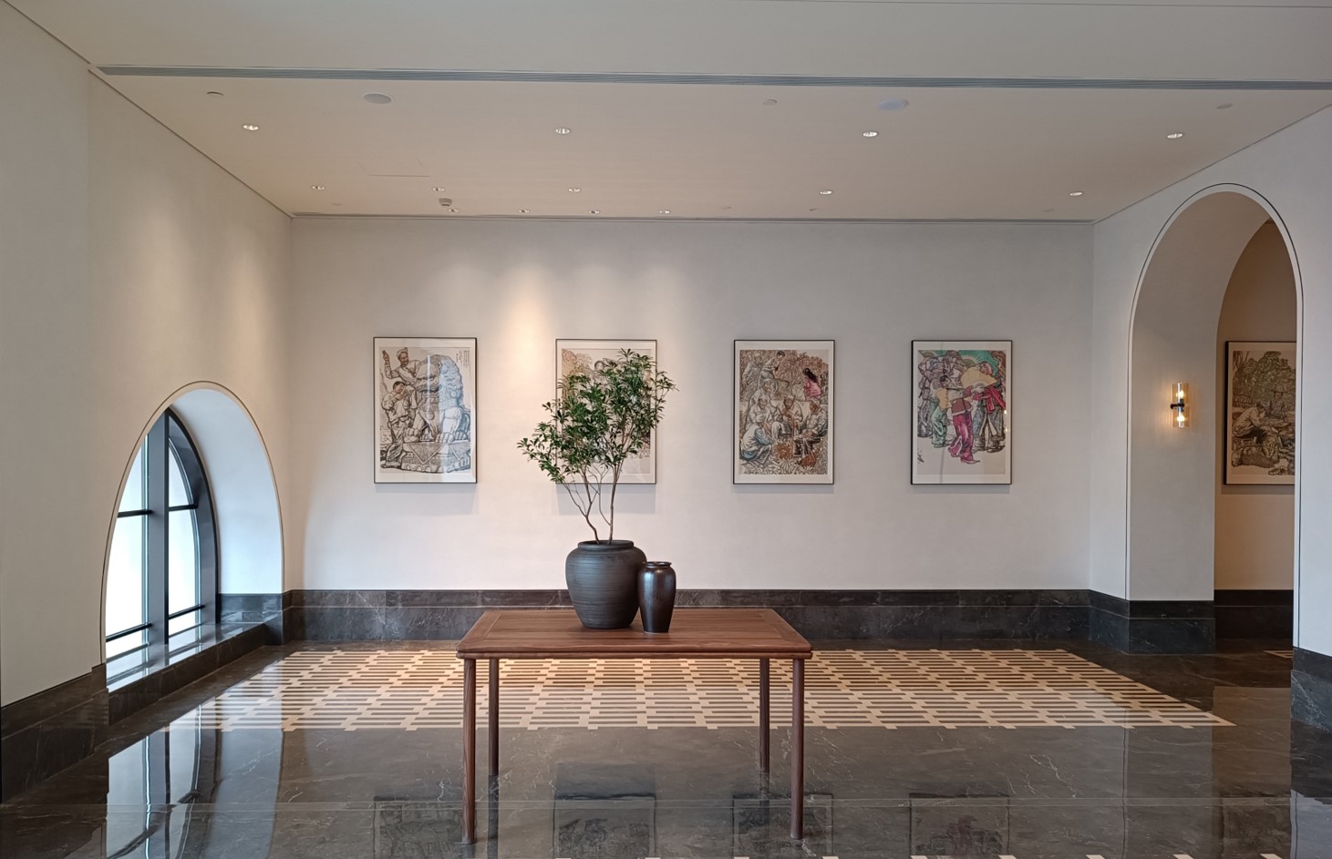 翰墨丹青绘黄土 书情画意品榆林 | 大景酒店收藏展览黄土画派代表作《黄土地的主人》（局部）