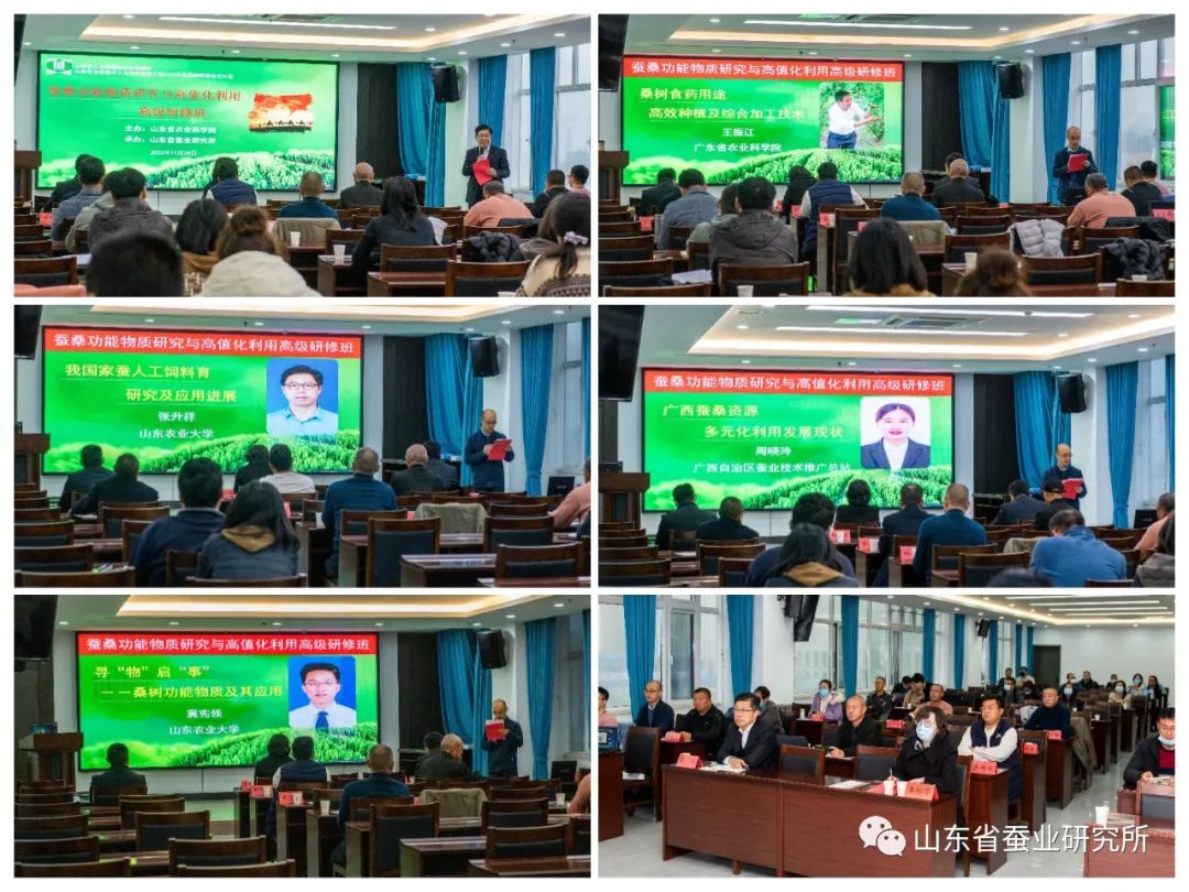 “蚕桑功能物质研究与高值化利用”高级研修班在烟台举办