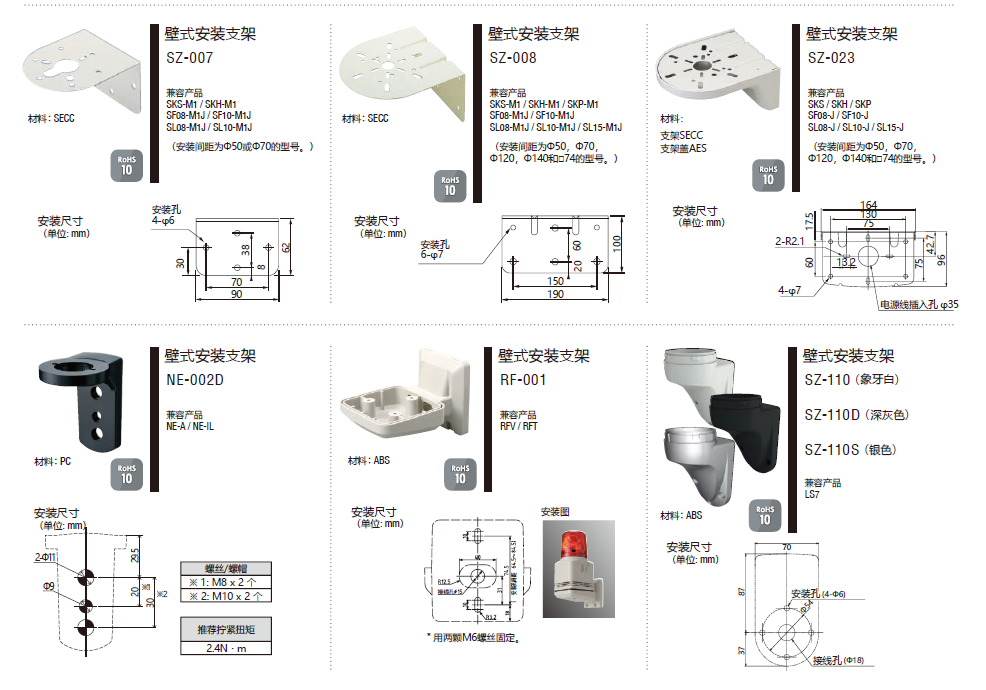 配件及安装支架