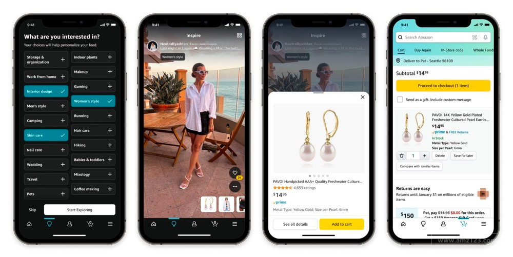 亚马逊推出类似TikTok功能，买家可“边刷视频边购物”