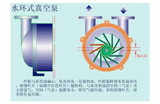 國產(chǎn)水環(huán)真空泵工作原理圖