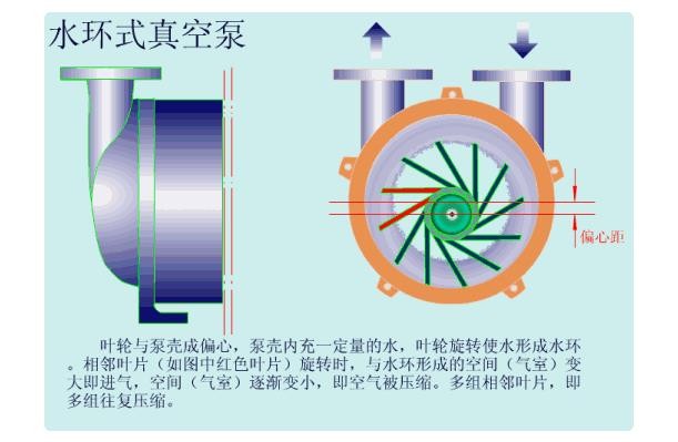 不同水環真空泵工作原理對比