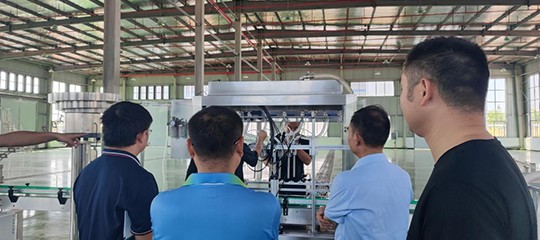 Training on application of production line equipment