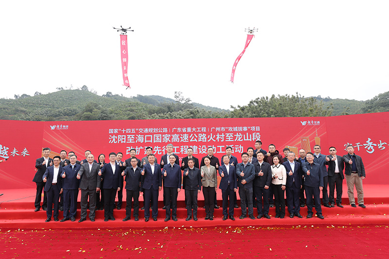 广州北二环改扩建先行工程火热建设，进一步扩容国家级战略骨干通道