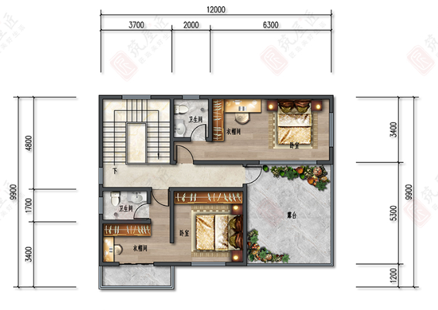 13×9米新中式四层别墅，筑屋匠8室4厅带地下室设计，打造美好生活