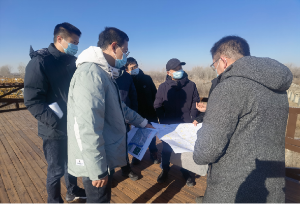 公司主要领导实地调研永定河与大清河水系连通方案 公司主要领导实地调研永定河与大清河水系连通方案