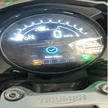 【摩托车保养复位】凯旋保养灯复位2021年TRIDENT660操作步骤