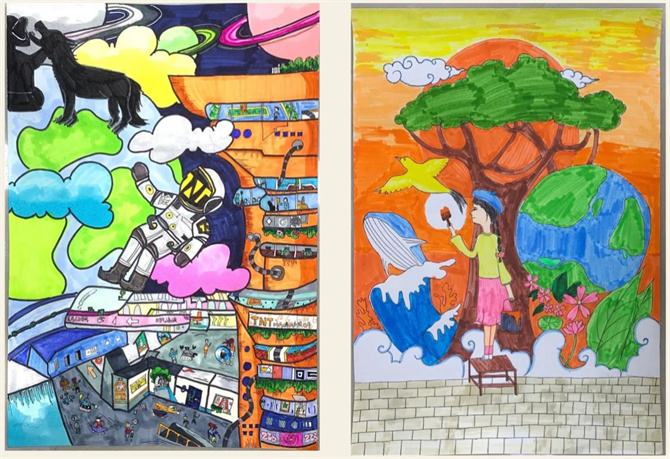 “出彩中国书画大赛”作品赏析 | 热爱化为想象，想象跃然纸上！